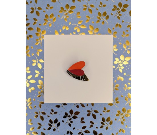 Broche Love Me Cerise
