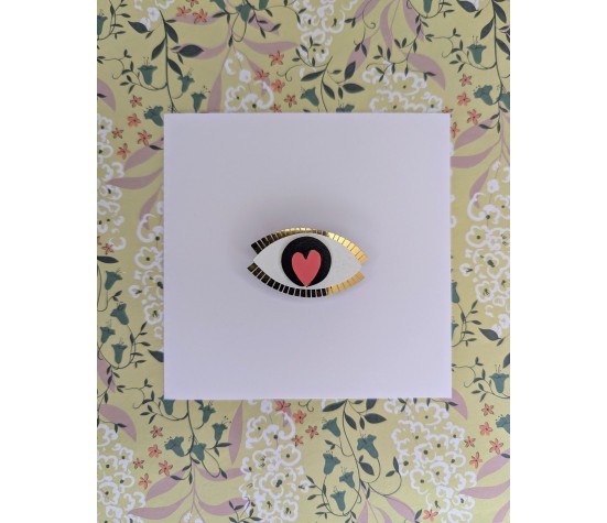 Broche Oeil pour Oeil black