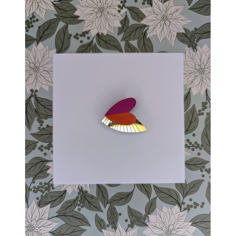 Broche Love Me Fushia Broche Love Me Fushia