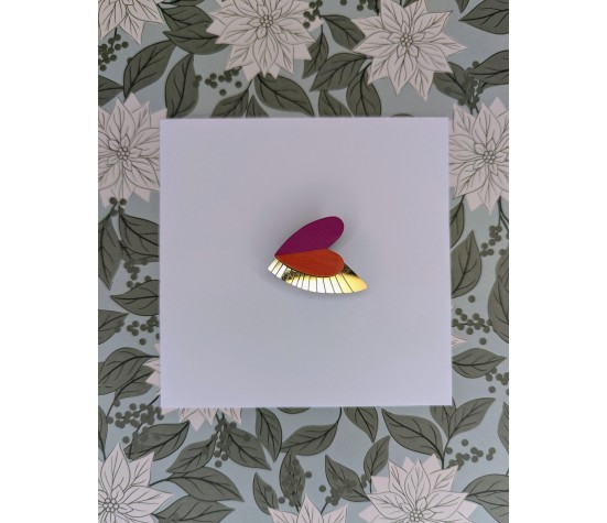 Broche Love Me Fushia