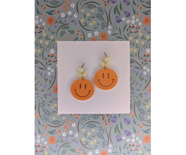 Boucles d'Oreilles Trippy Orange
