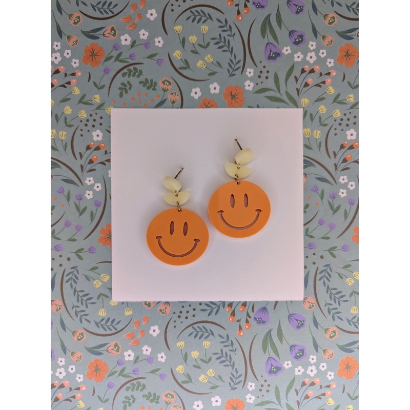 Boucles d'Oreilles Trippy Orange Boucles d'Oreilles Trippy Orange
