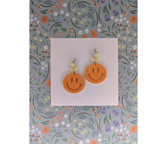 Boucles d'Oreilles Trippy Orange