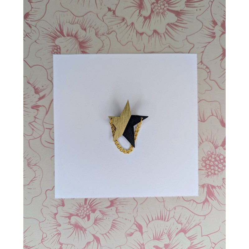 Broche Rock Star Black Broche Rock Star Black