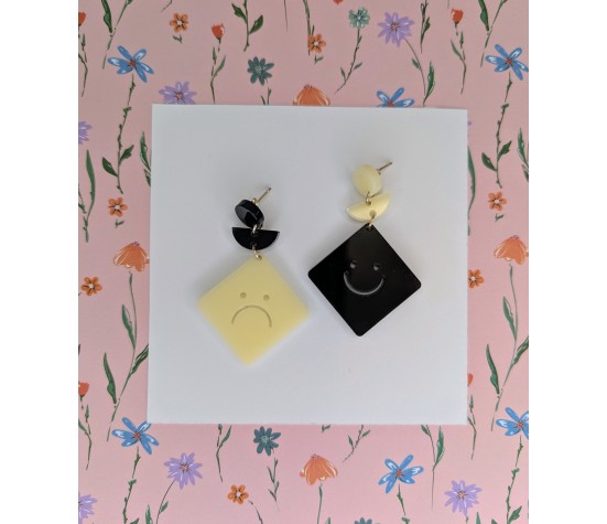 Boucles d'oreilles duo