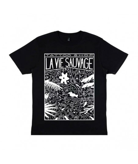 T-shirt Unisexe Jungle noir