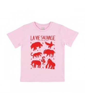 T-shirt Enfant Animaux Rose