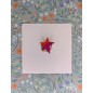 Broche Rock Star coloris fushia Broche Rock Star coloris fushia