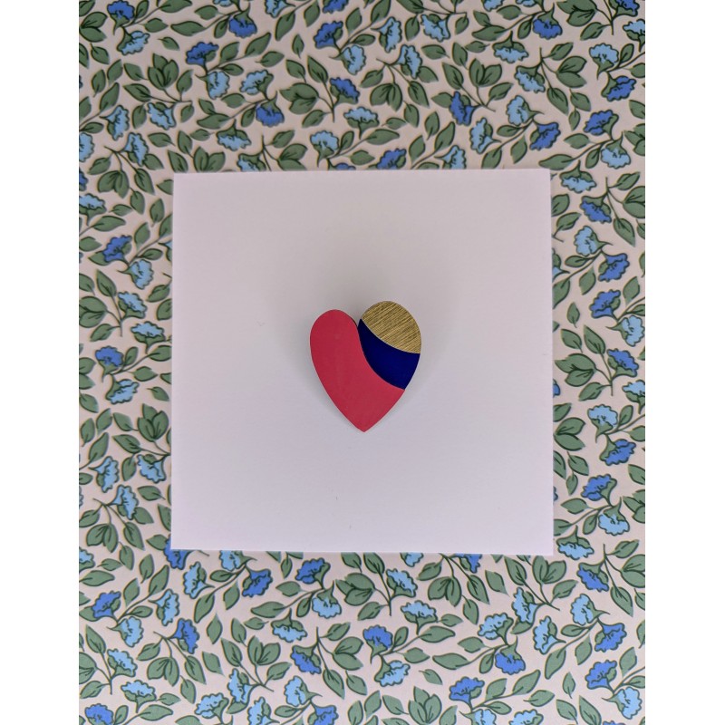 Broche Love rose malabar Broche Love rose malabar